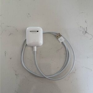 Apple AirPods with charging case + Kate Spade case +charging cord